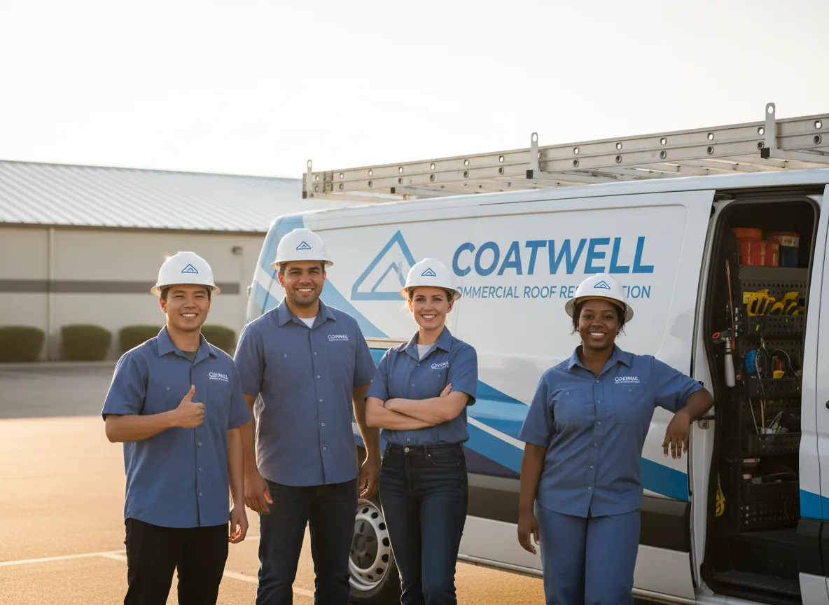 Commercial roof coating company in Bedford, TX